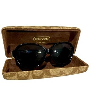 Coach Women's Black Prescription Sunglasses